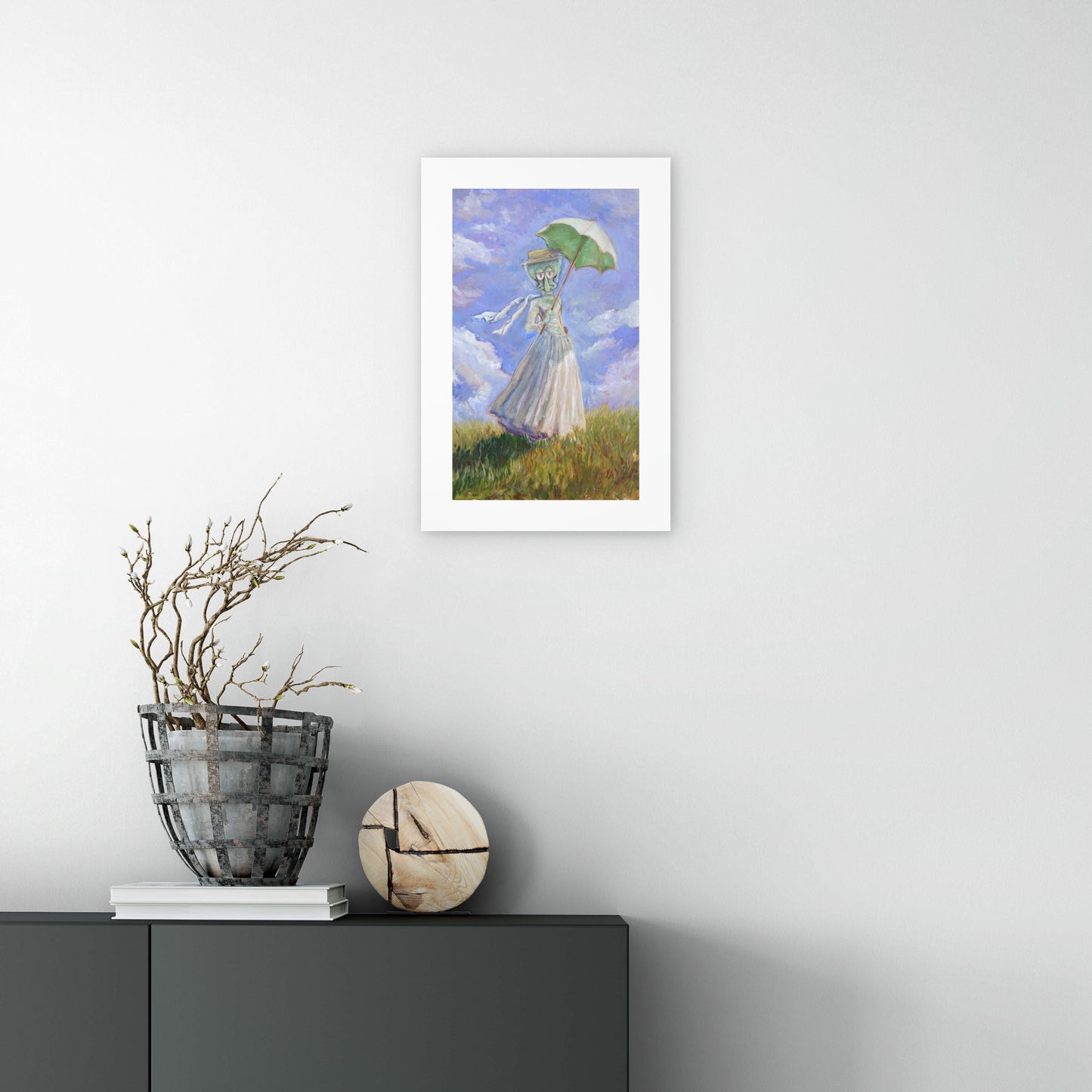 Lady with a Parasol - Print