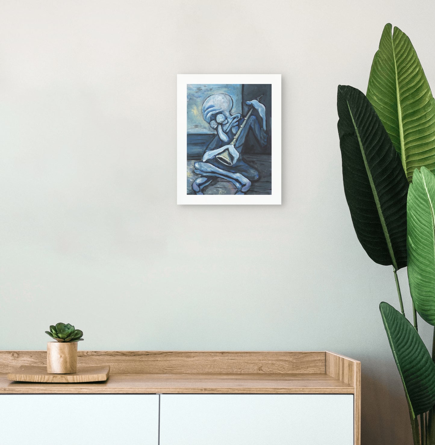 The Old Clarinetist - Print