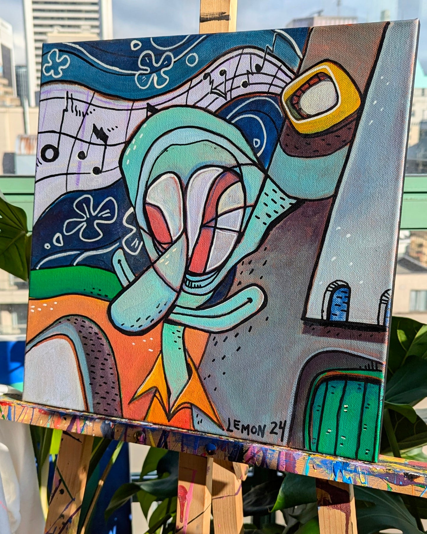 Abstract Tentacles II - Original