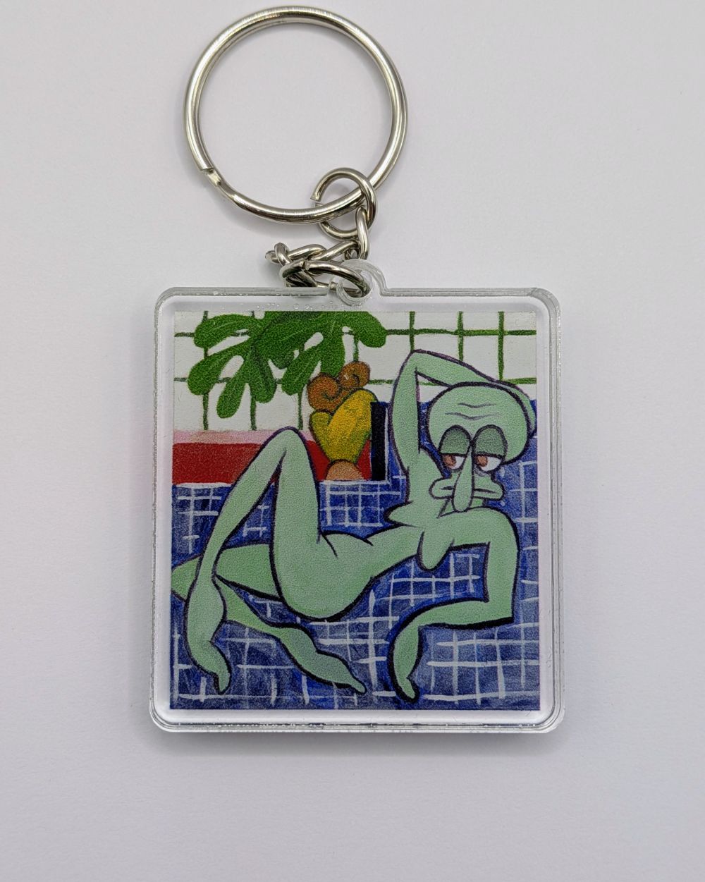 Reclining Nude II - Keychain