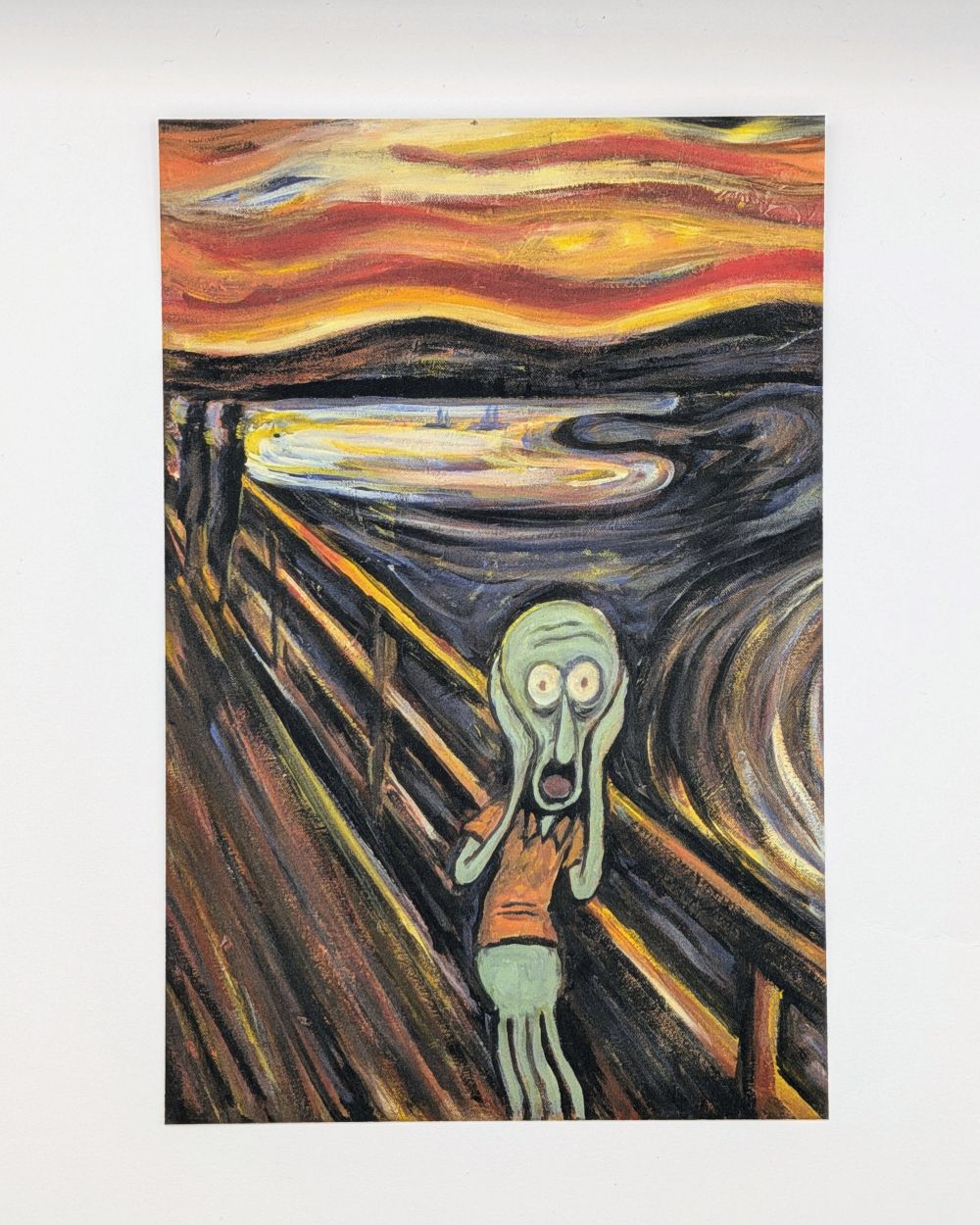The Squeam - Art Postcard