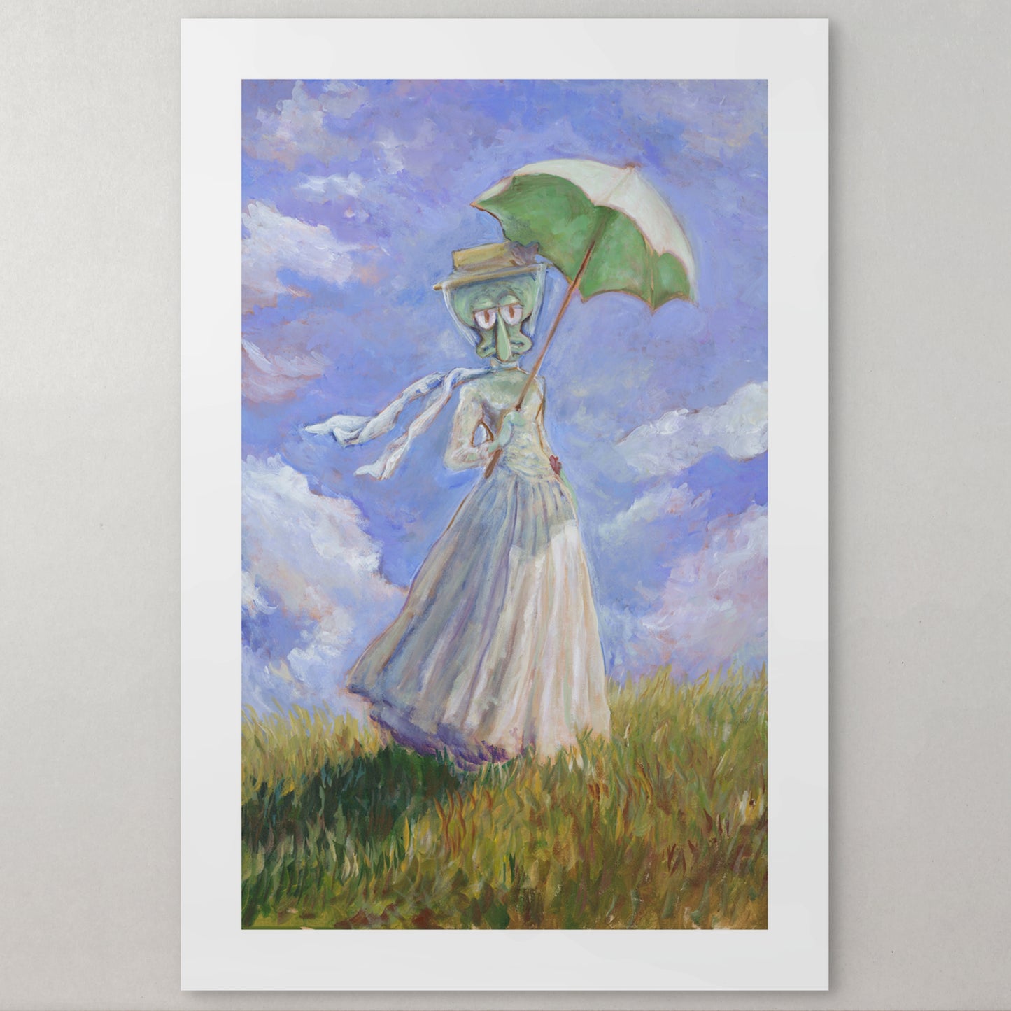 Lady with a Parasol  - Print