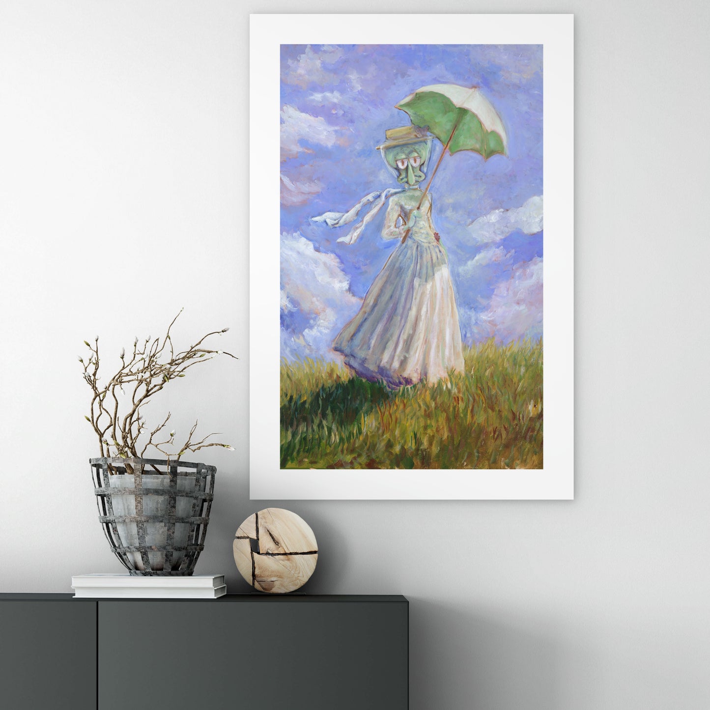 Lady with a Parasol  - Print