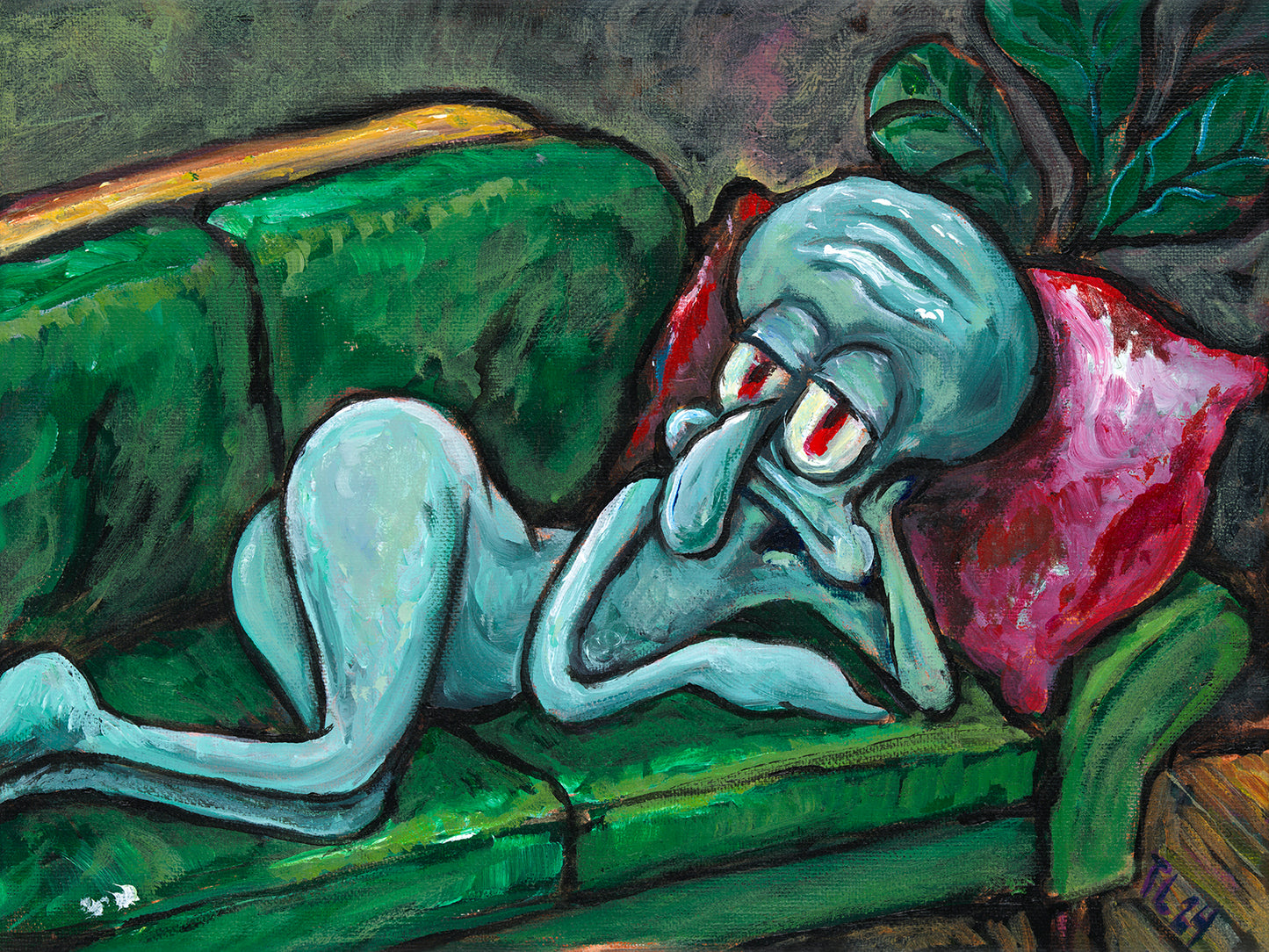 Reclining Nude III - Print
