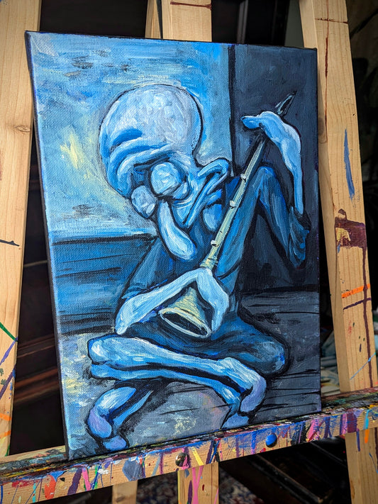 The Old Clarinetist - Original