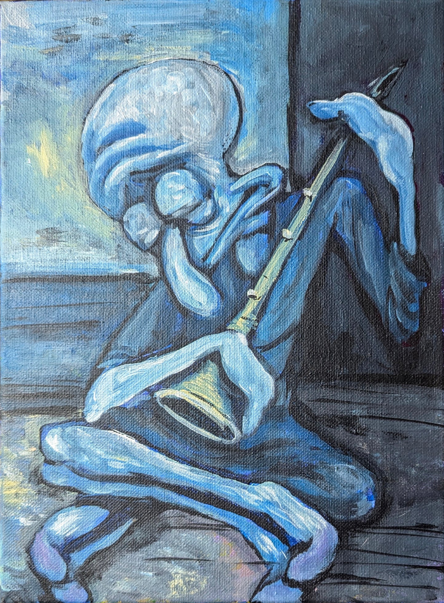 The Old Clarinetist - Original