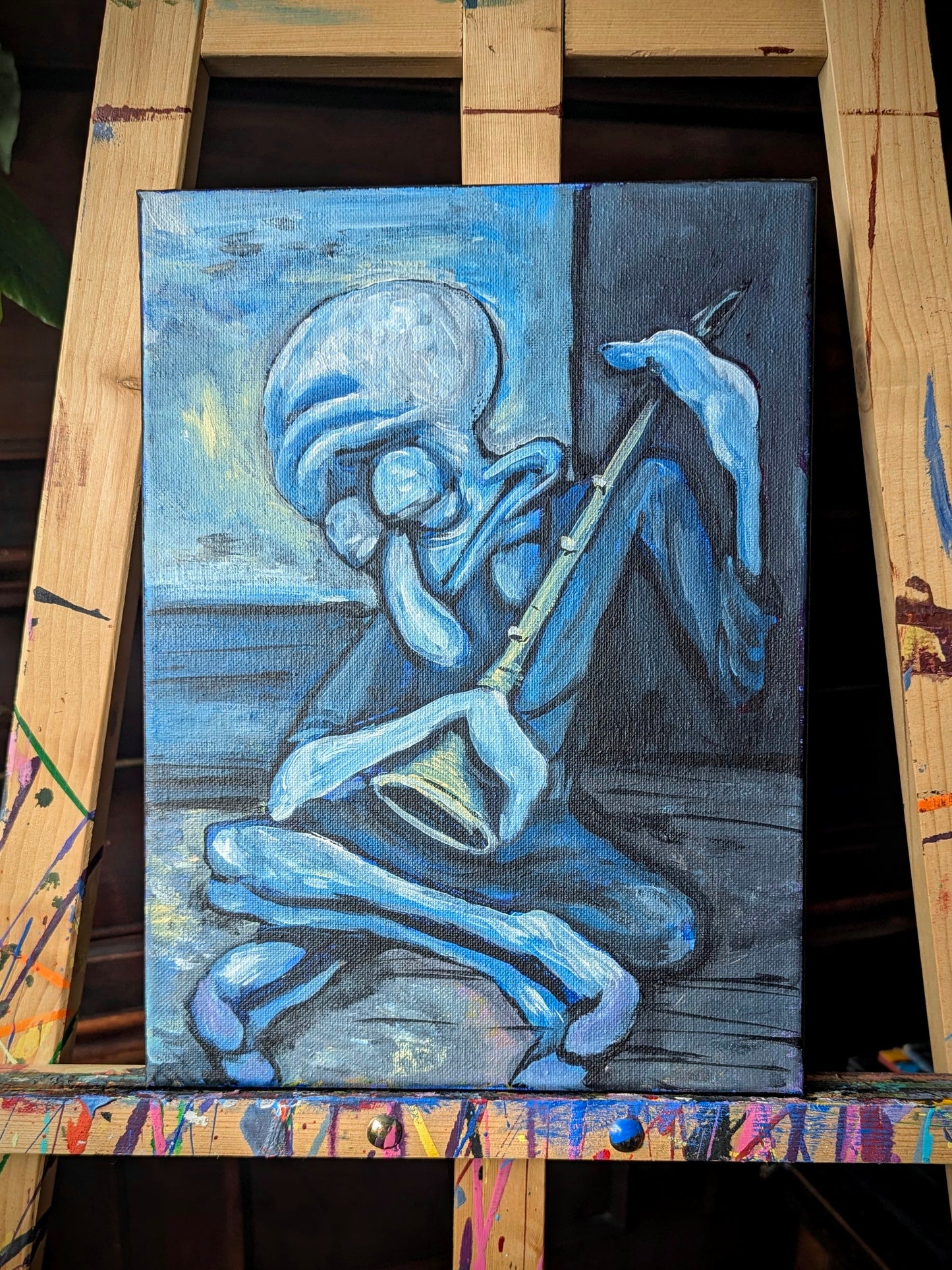 The Old Clarinetist - Original