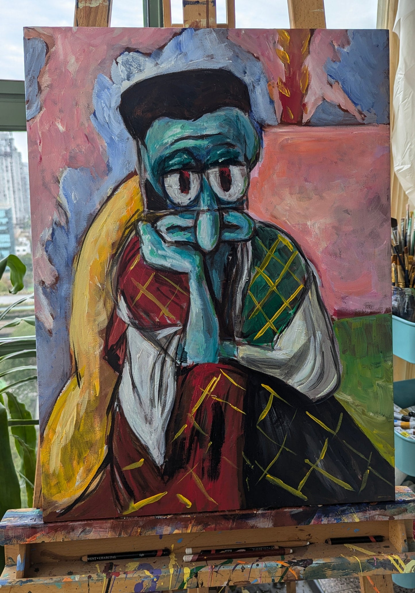 Woman with a Veil - Original