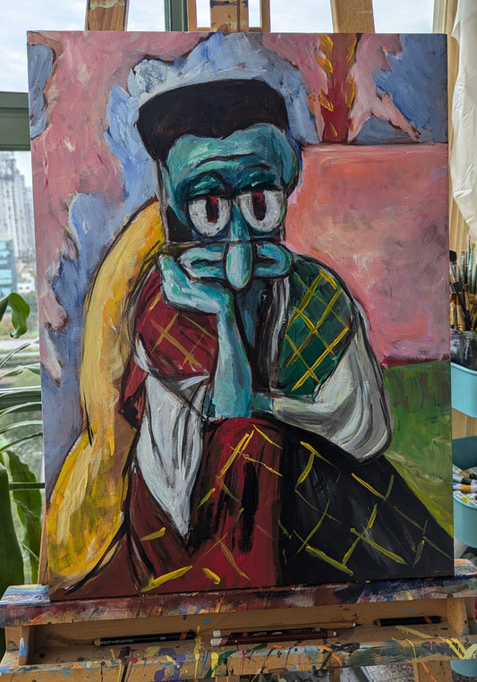 Woman with a Veil - Original