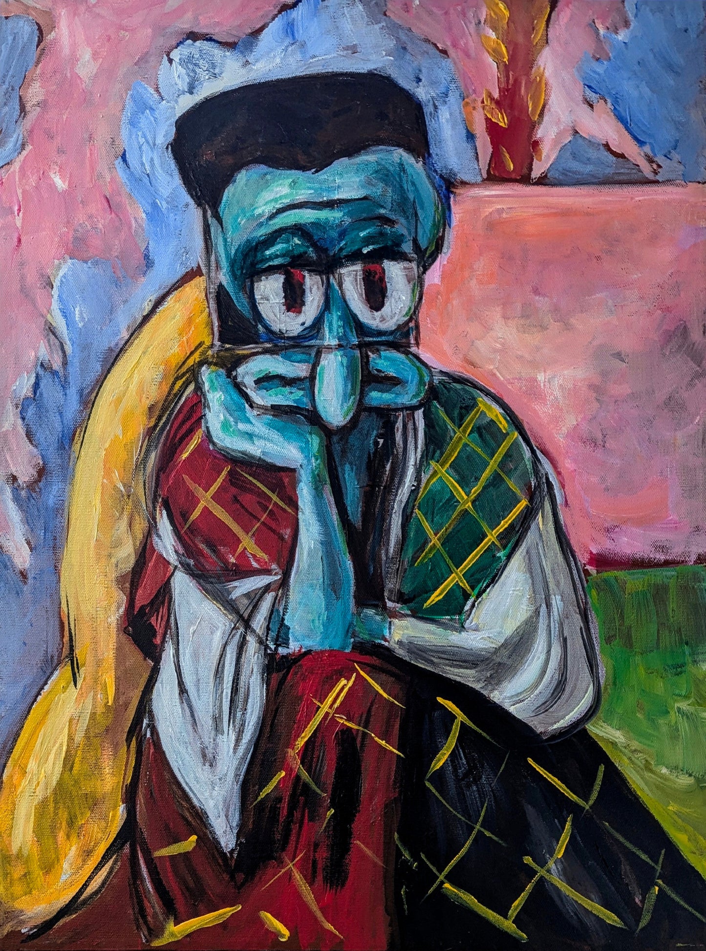 Woman with a Veil - Original