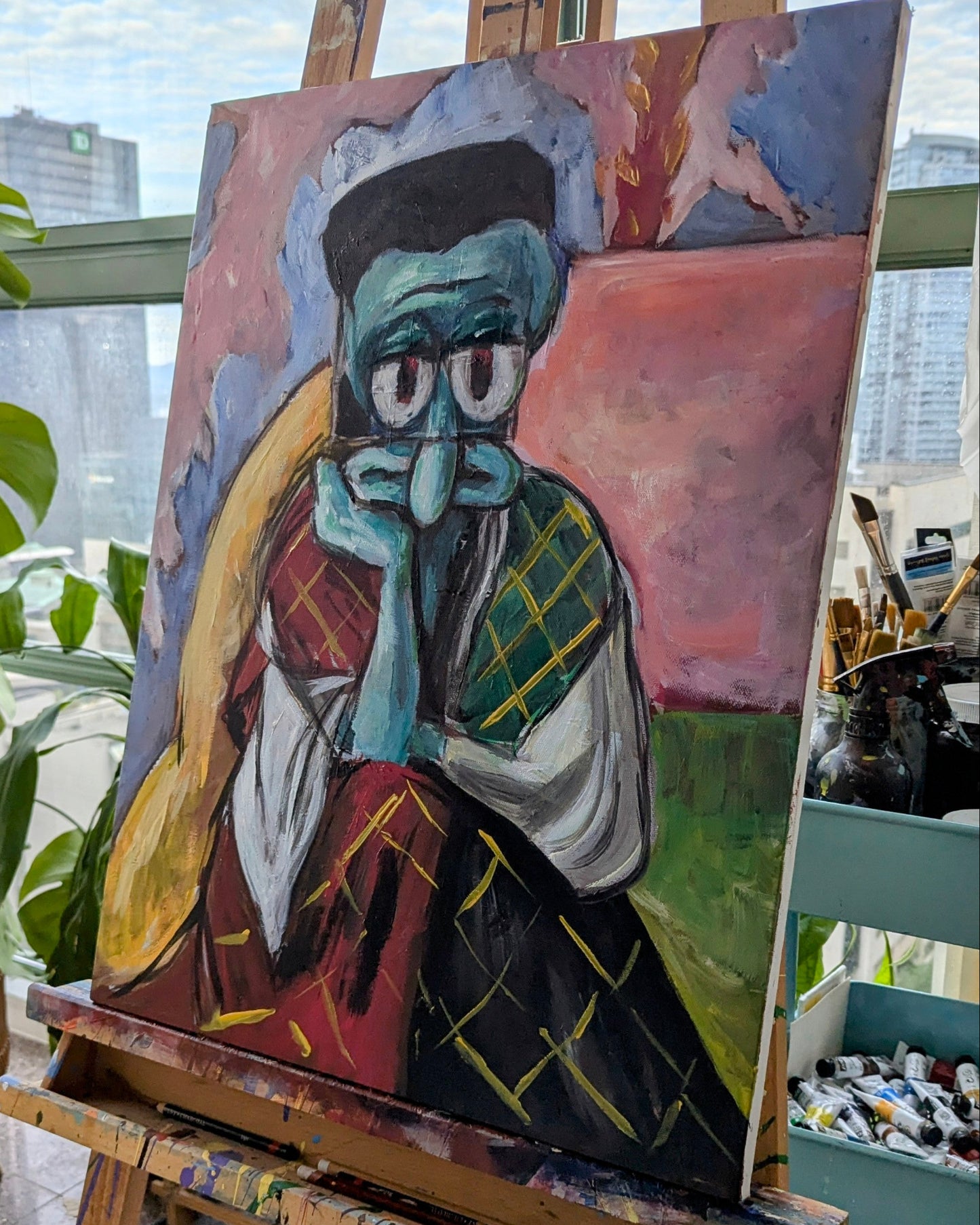 Woman with a Veil - Original