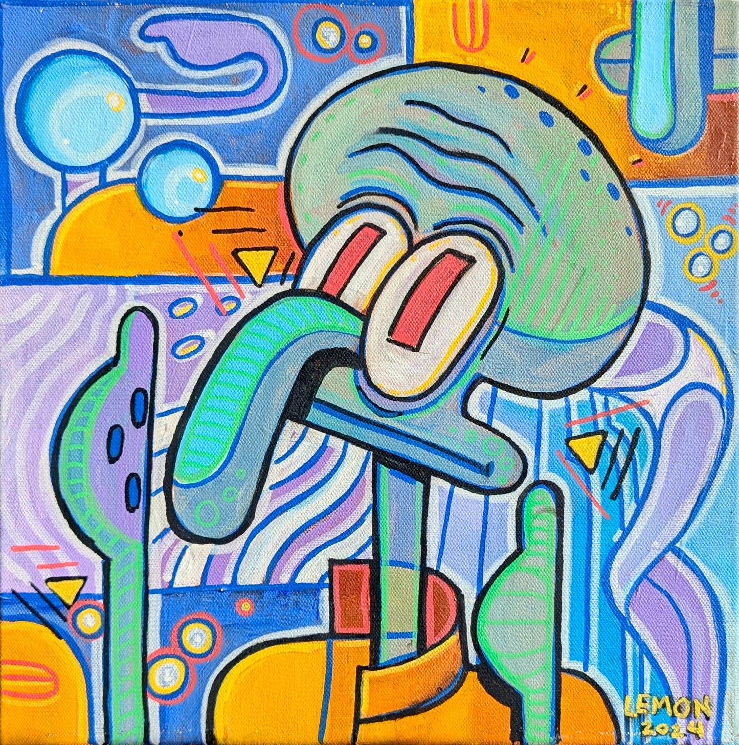 Abstract Tentacles III - Original