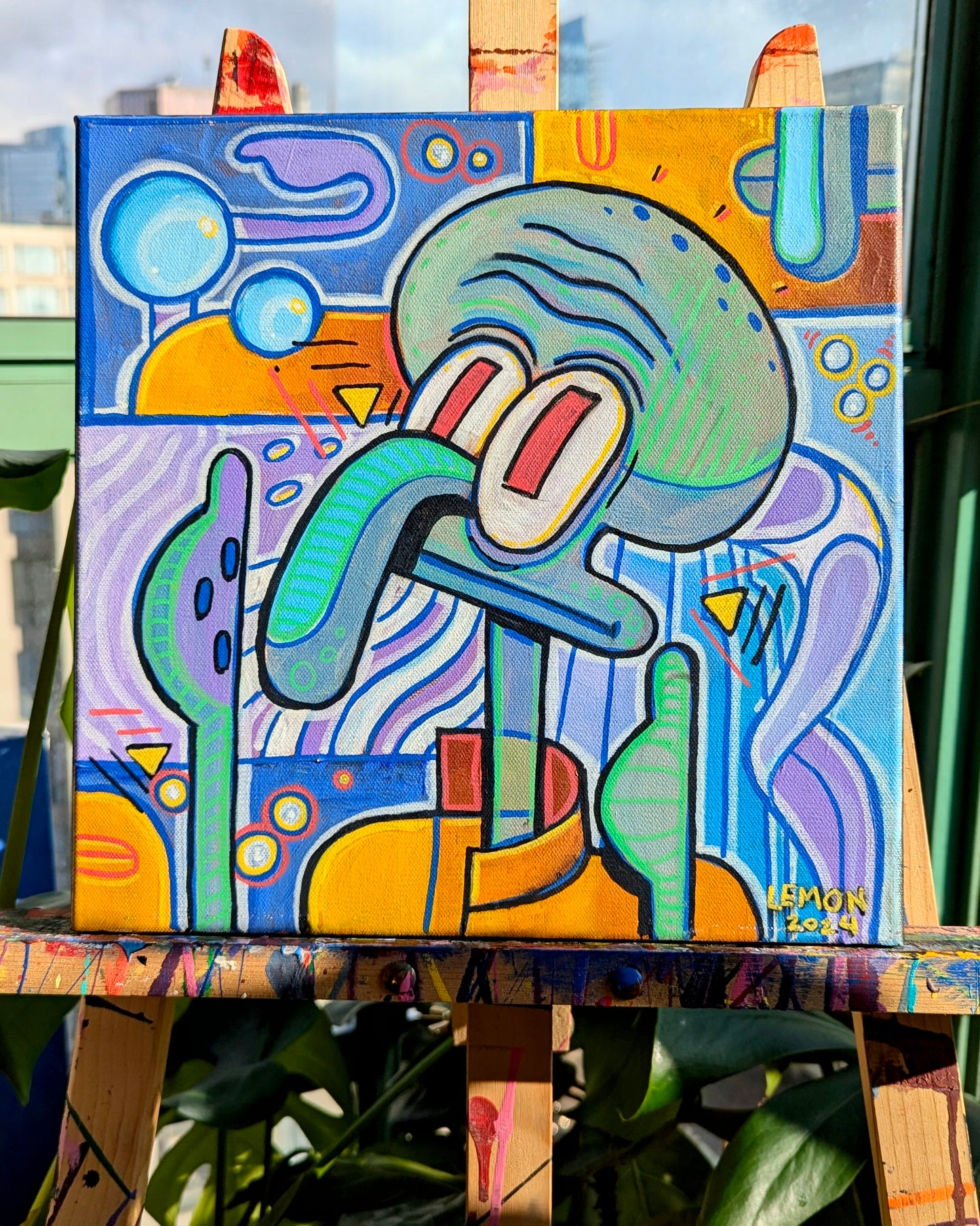 Abstract Tentacles III - Original