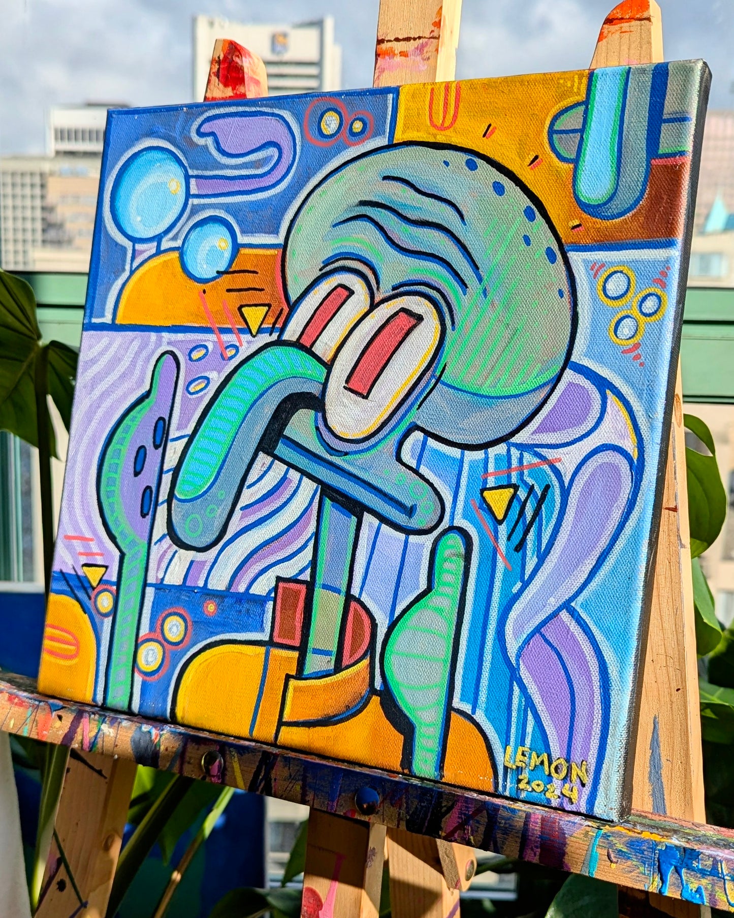 Abstract Tentacles III - Original