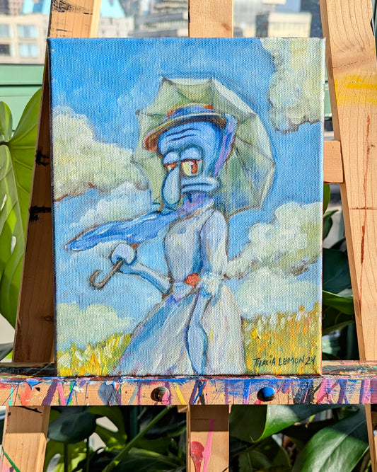 Woman with Umbrella II - Original