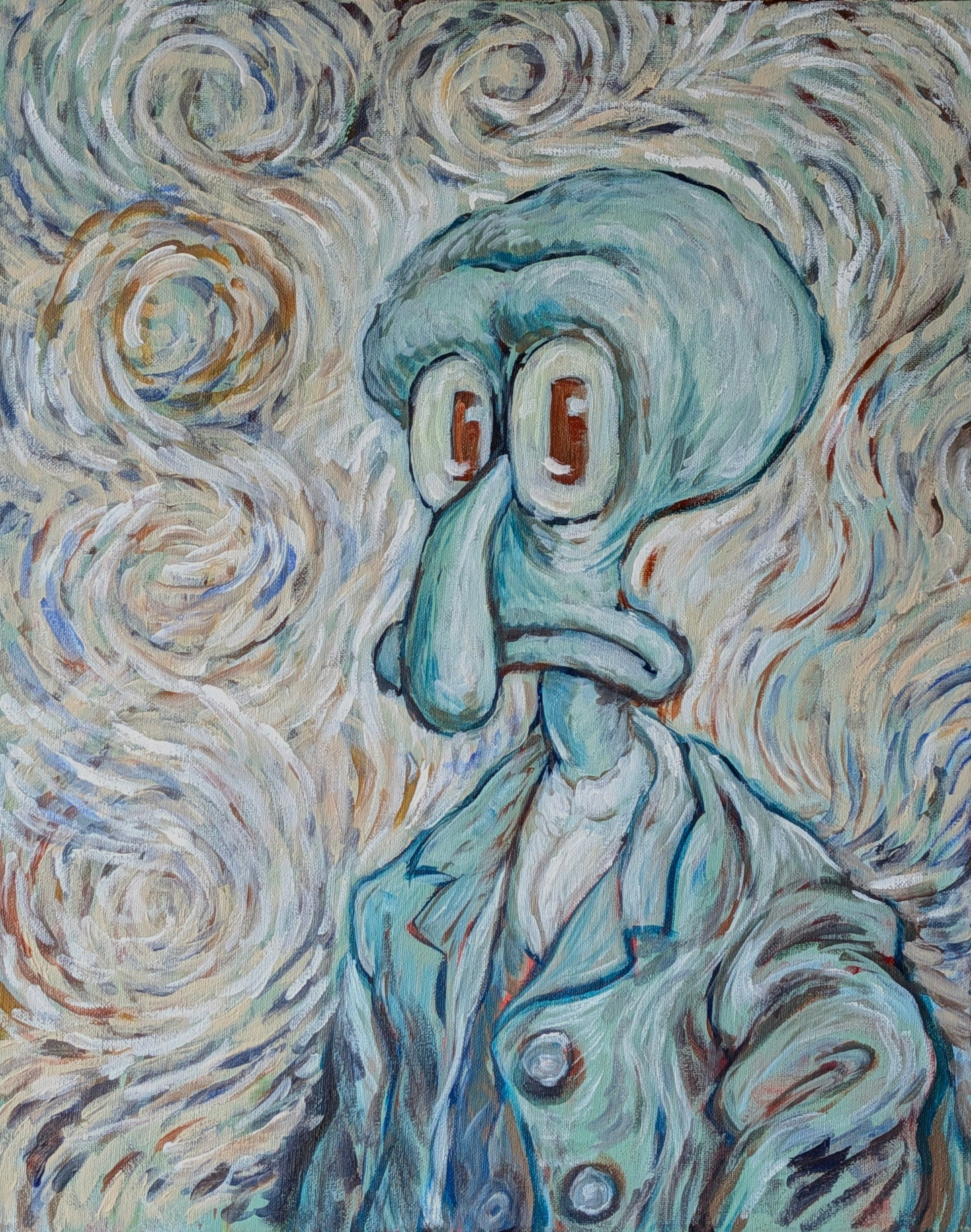 Van Tentacles Final Self-Portrait - Original