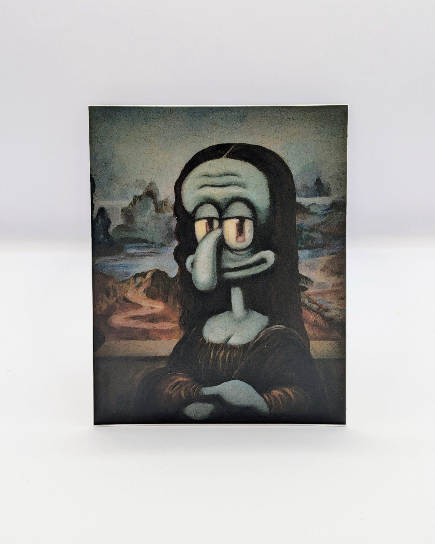The Mona Squisa - Sticker