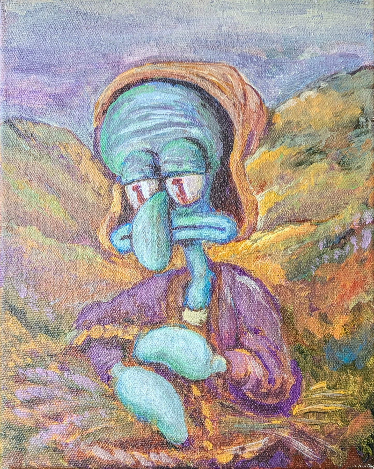 Picking Lavender - Original