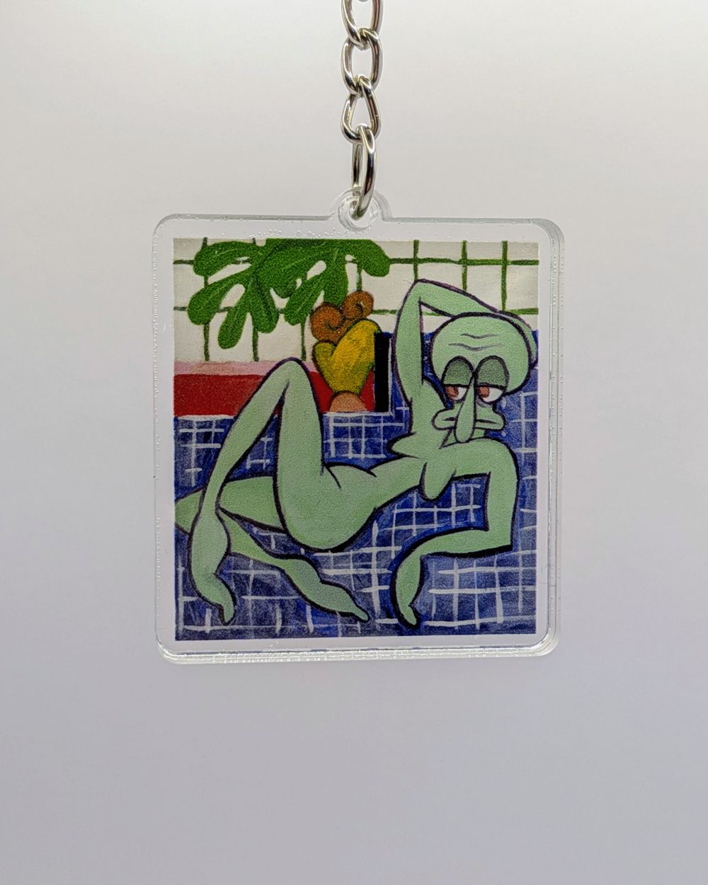 Reclining Nude II - Keychain