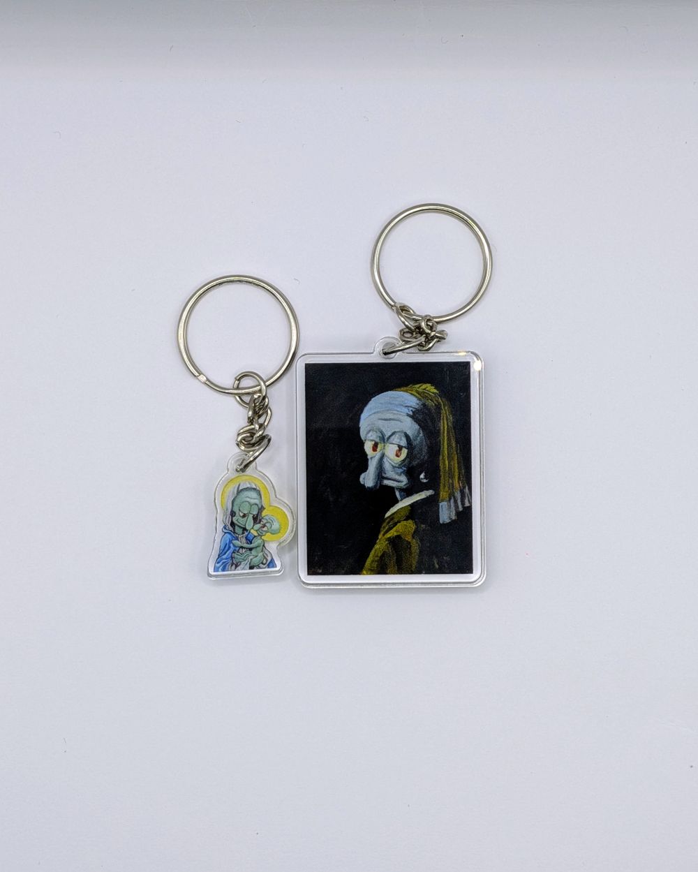 MINI - Squidonna and Child - Keychain