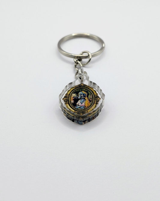 MINI - Portrait of Seated Blonde - Keychain