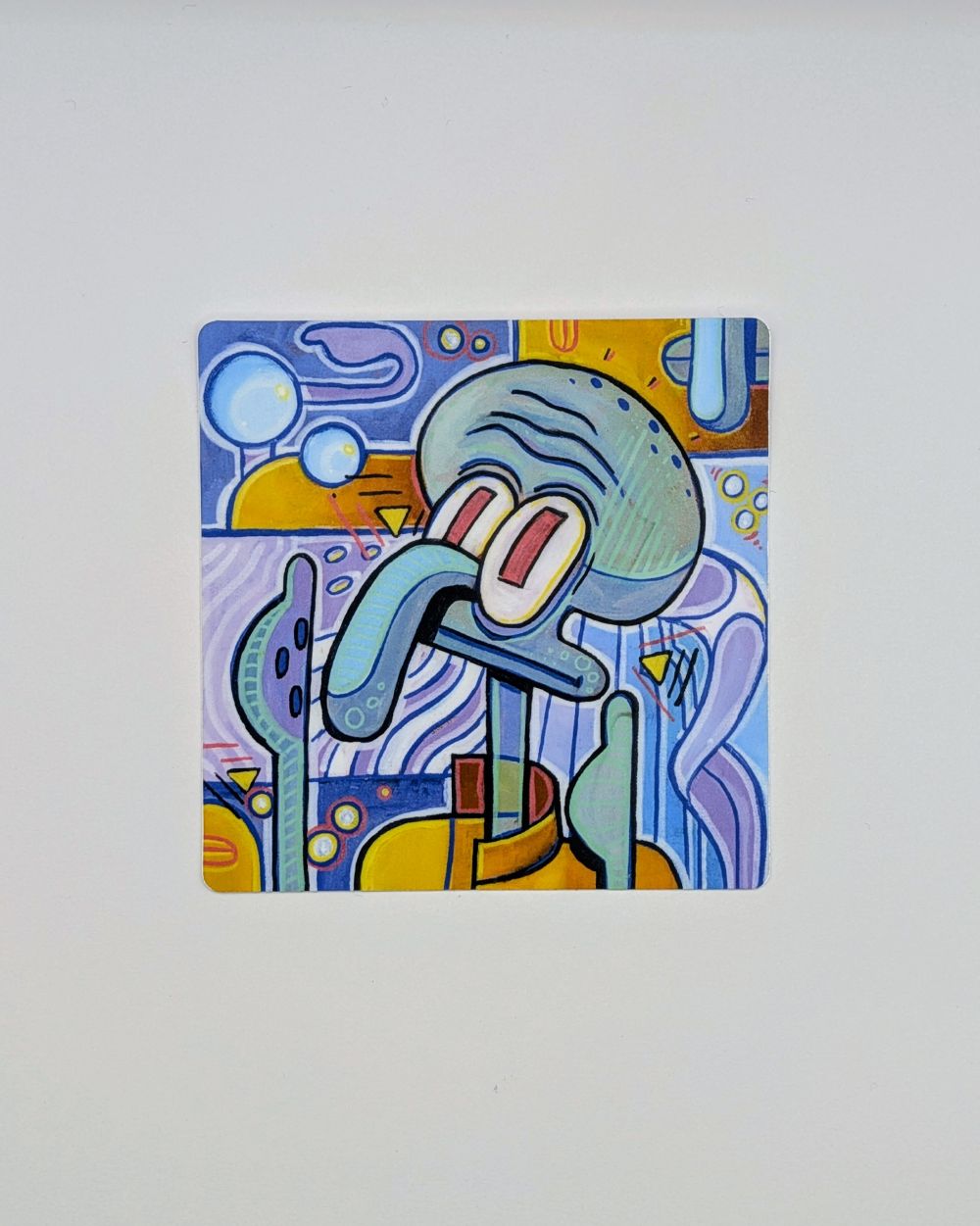 Abstract Tentacles III - Sticker