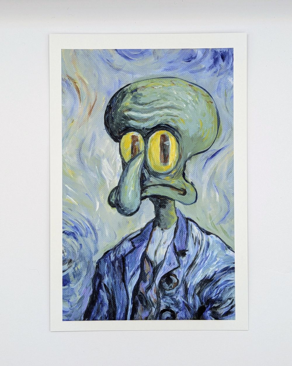 Vincent Van Tentacles - Art Postcard