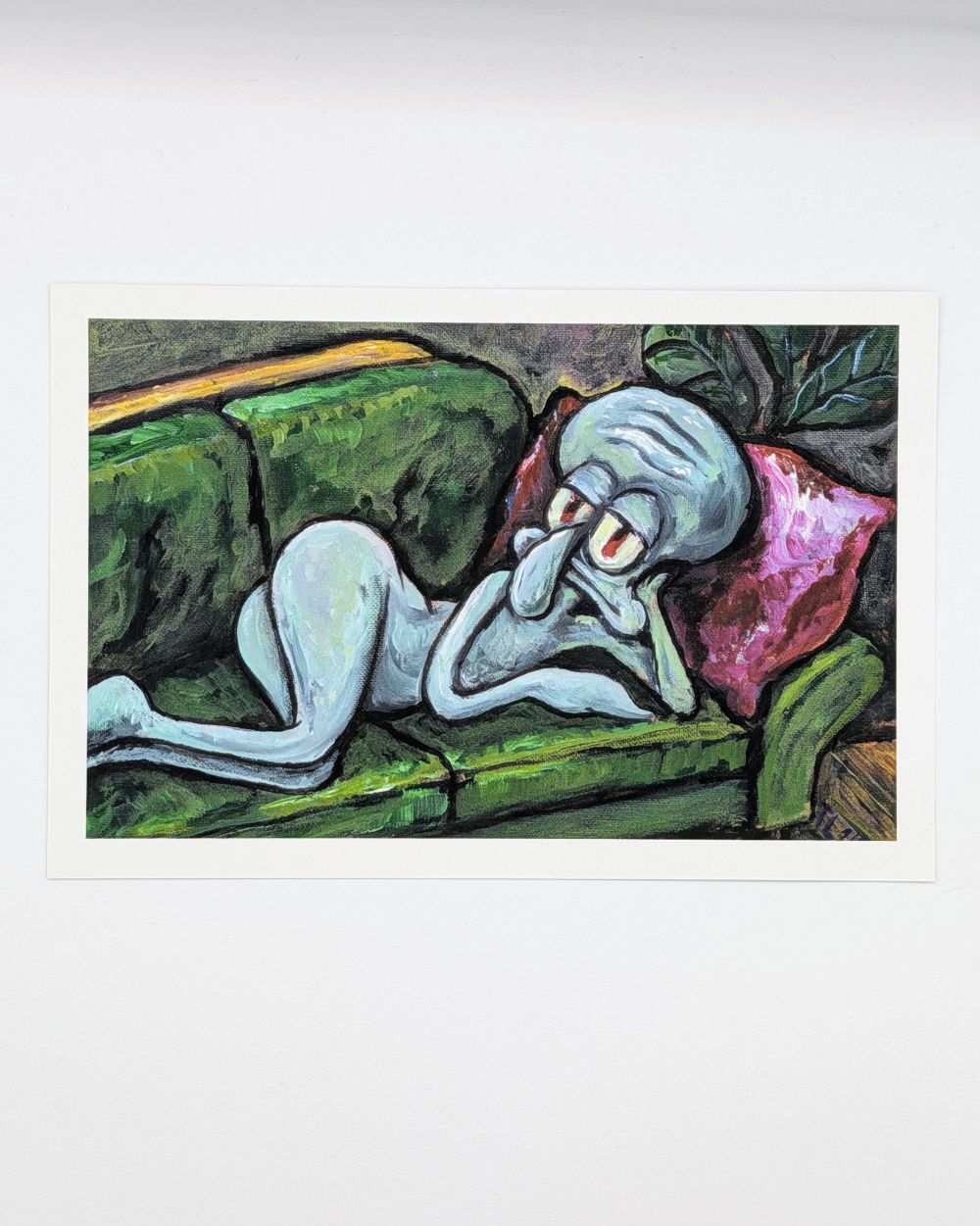 Reclining Nude III - Art Postcard