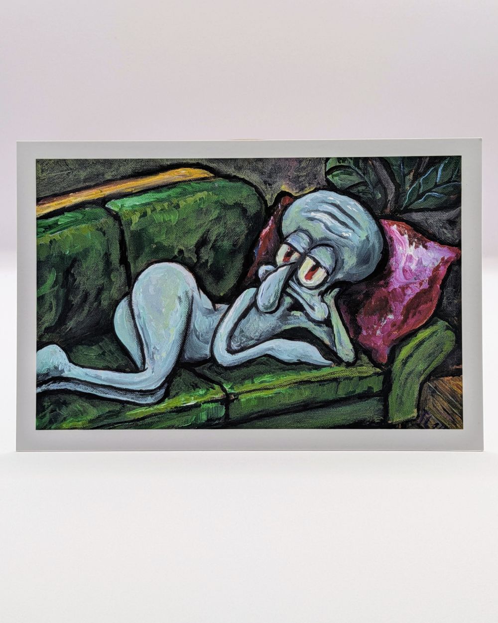 Reclining Nude III - Art Postcard