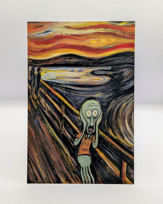 The Squeam - Art Postcard