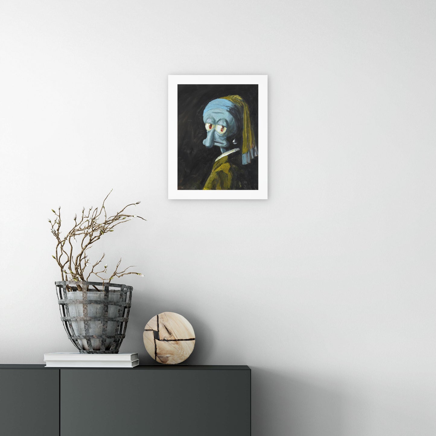 Squid with a Pearl Earring  - Print