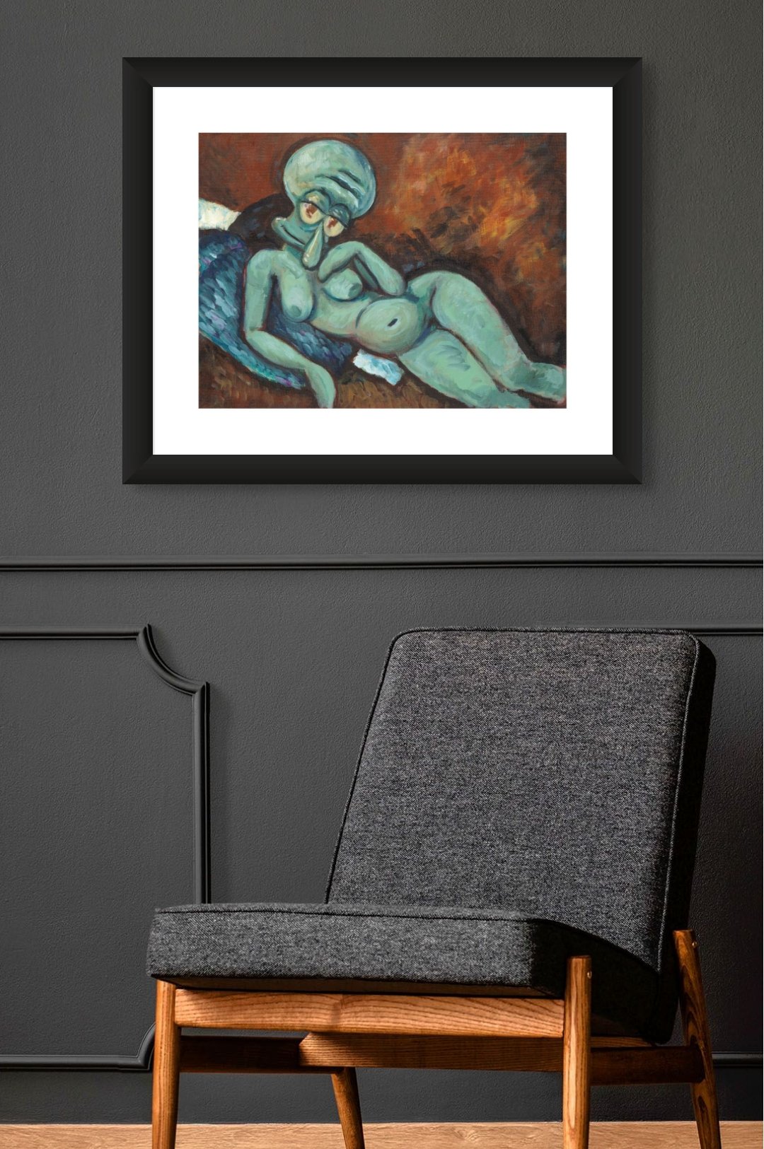 Reclining Nude - Print