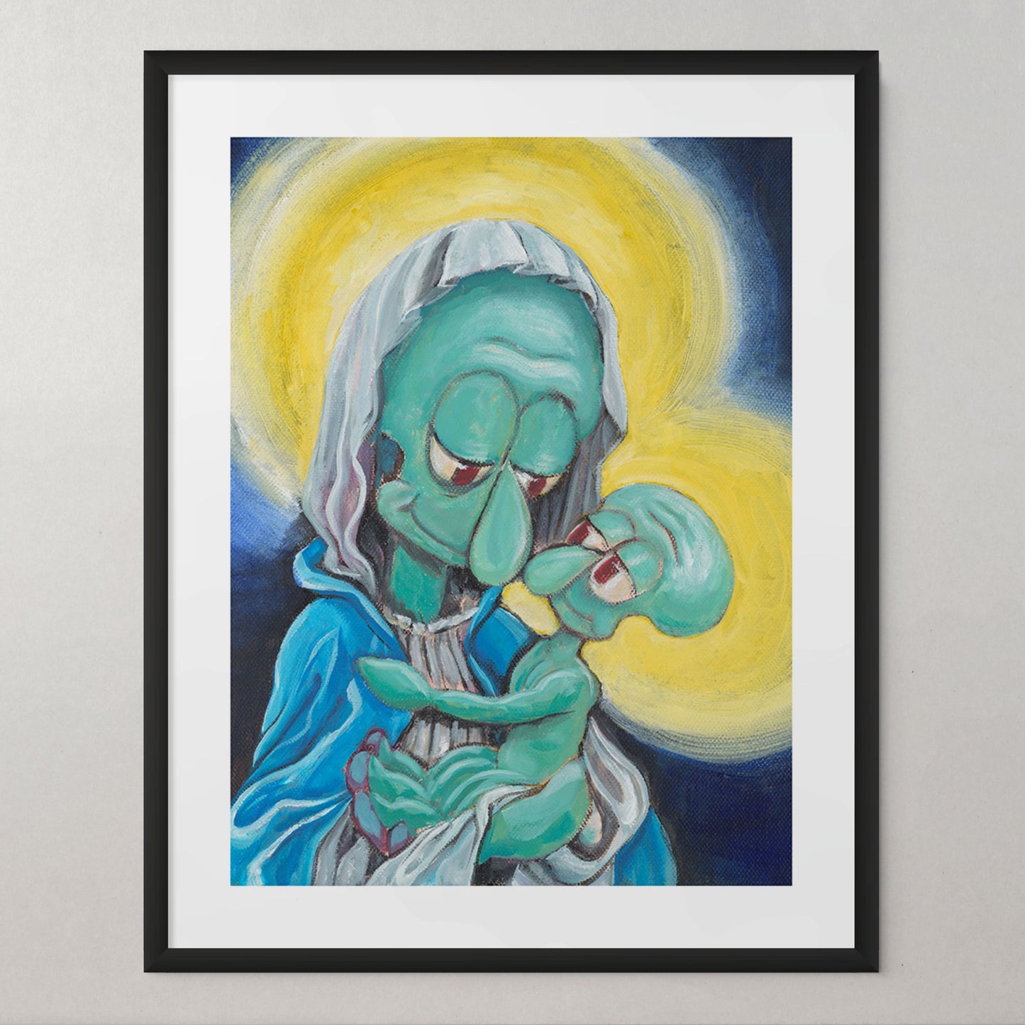Squidonna and Child - Print
