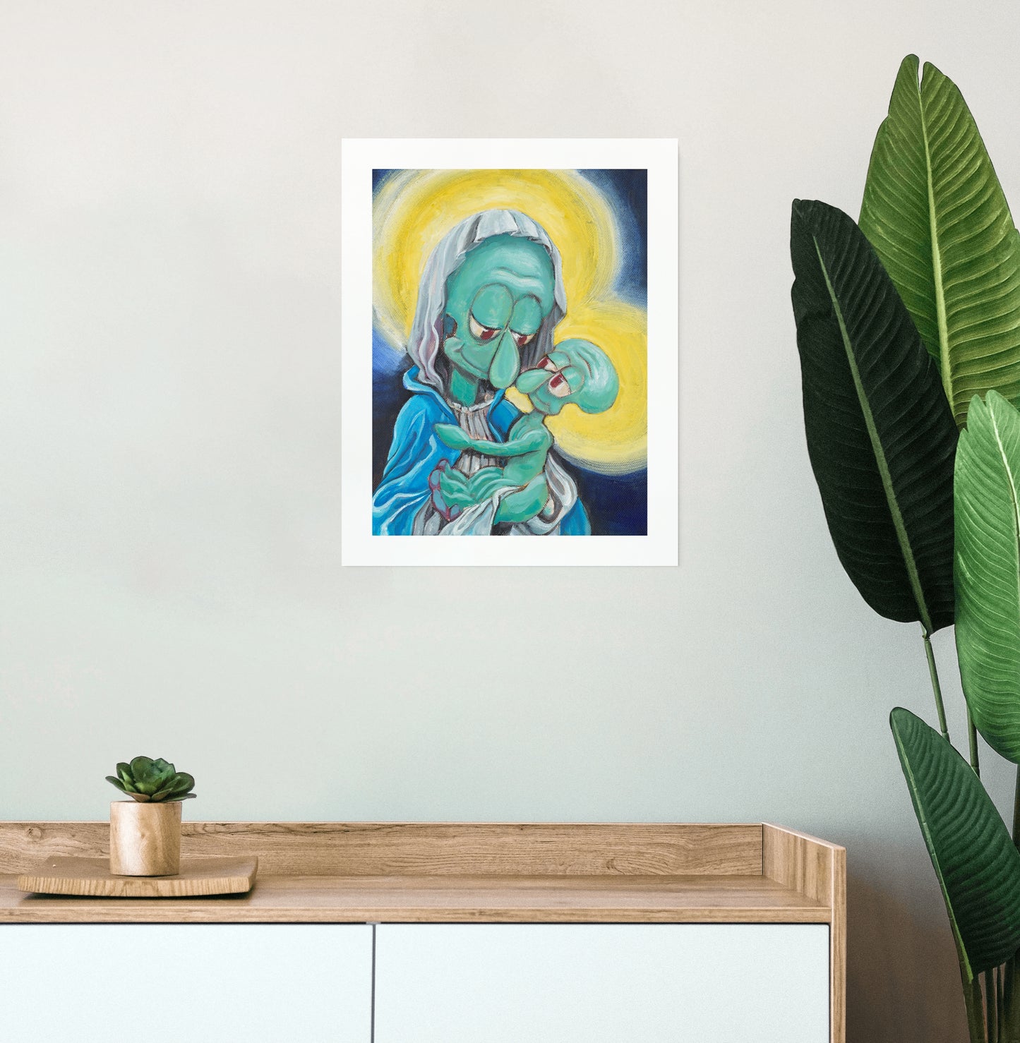 Squidonna and Child - Print